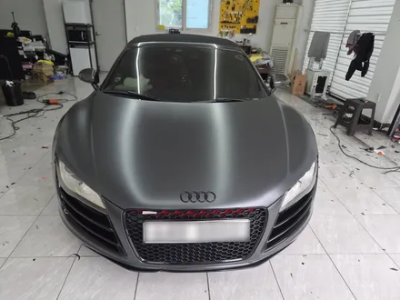 김해랩핑 아우디 R8 전체랩핑｜OBEL Matte BMW Dark Graphite Metallic 시공 후기 / 마산, 김해, 창원