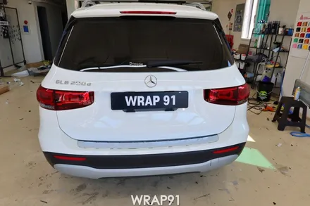 벤츠 GLB 200d 크롬죽이기 - 에이버리 사틴블랙 부분 랩핑 시공기, 경남 김해 자동차 래핑 전문점 랩91 / 마산, 김해, 창원