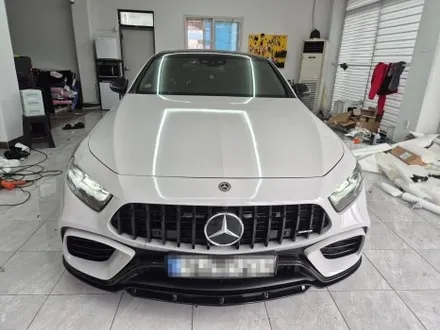 벤츠 CLS 53 AMG 에어버리 유광 그레이 전체 랩핑 WRAP91 / 마산, 김해, 창원