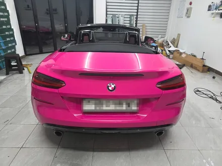 BMW Z4 브라바도 로즈 레드 전체 랩핑 WRAP91 / 마산, 김해, 창원