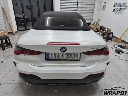 BMW 420i 컨버터블 3M 2080 사틴 프로즌 바닐라 전체 랩핑 WRAP91 / 마산, 김해, 창원