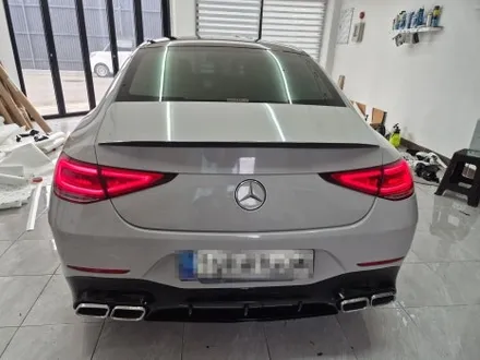 벤츠 CLS 53 AMG 에어버리 유광 그레이 전체 랩핑 WRAP91 / 마산, 김해, 창원