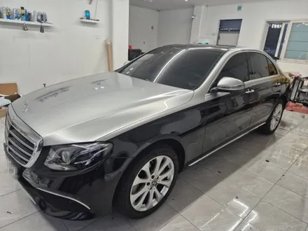 벤츠 E450 고광택 GT 실버 투톤 랩핑 WRAP91 / 마산, 김해, 창원