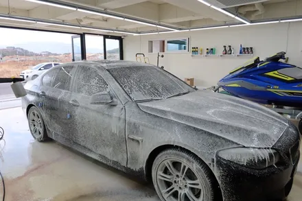 BMW520d 폼건 디테일링 세차로 깨끗하게 관리하세요 / 마산, 김해, 창원