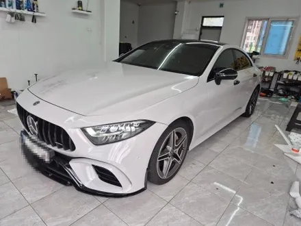 벤츠 CLS 53 AMG 에어버리 유광 그레이 전체 랩핑 WRAP91 / 마산, 김해, 창원