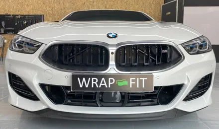 BMW 850i 부분 랩핑 [전체 크롬 딜리트, 루프스킨] 용인 래핑 / 용인시 기흥구 신갈동