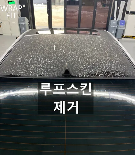 아반떼 MD 사막 같은 피부 탈출 루프스킨 제거 용인랩핑 / 용인시 기흥구 신갈동