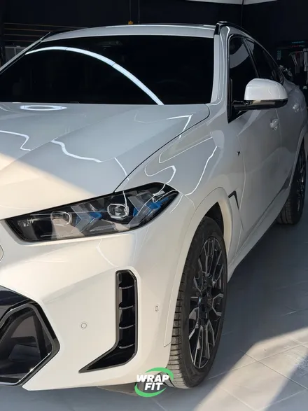 BMW X6 전체 랩핑 후기 | 화이트 → 고광택 블랙 컬러 체인지 / 용인시 기흥구 신갈동