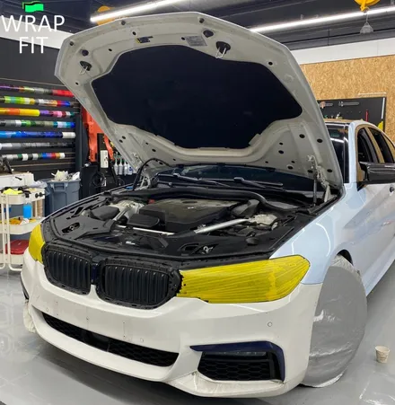 BMW 5시리즈 전체 랩핑 용인 랩핑 / 용인시 기흥구 신갈동