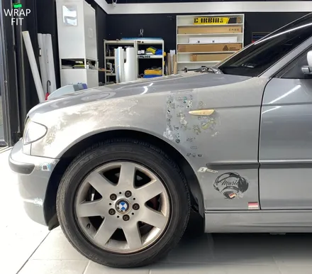 BMW 3시리즈 부분 랩핑 [죽은 도장 살리기] 용인 랩핑 / 용인시 기흥구 신갈동