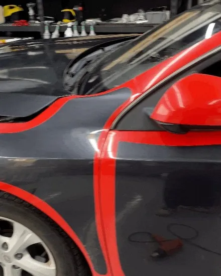 🚗 르노 SM5 낡은 랩핑 제거 후 고광택 필름 재시공 용인 랩핑 랩 / 용인시 기흥구 신갈동