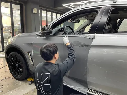 BMW X6 전체랩핑+실내카본+크롬죽이기 / 남양주시 별내동