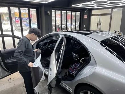 벤츠s350 전체랩핑(사틴다크그레이) -랩핑하는녀석들- / 남양주시 별내동