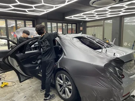 벤츠s350 전체랩핑(사틴다크그레이) -랩핑하는녀석들- / 남양주시 별내동
