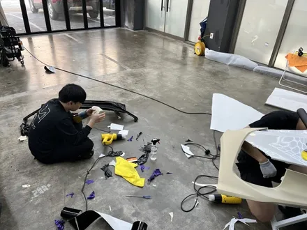 (남양주랩핑샵)K5전체랩핑 사틴데저트엘로우-랩핑하는녀석들- / 남양주시 별내동