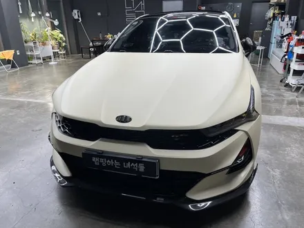 (남양주랩핑샵)K5전체랩핑 사틴데저트엘로우-랩핑하는녀석들- / 남양주시 별내동