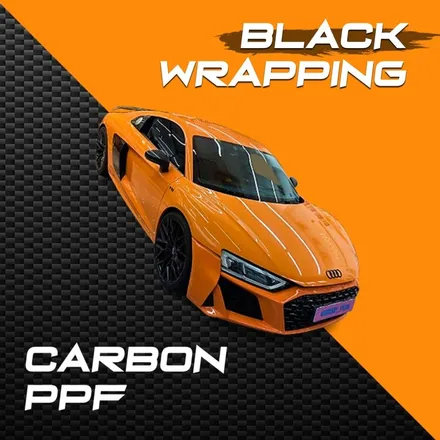 강남 자동차 랩핑과 PPF, 아우디 R8 고광택 블랙과 카본 시공 / 서울 중랑구 망우동