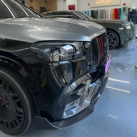 벤츠 브라부스 167 AMG GLS 63, 투톤 블랙 & GT 실버 랩핑 시공 / 서울 중랑구 망우동