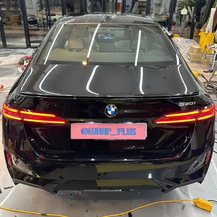 유광 블랙 신형 BMW 5시리즈 랩핑 / 서울 중랑구 망우동