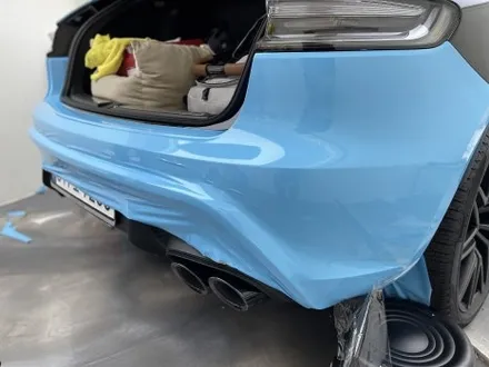 포르쉐 마칸 GTS - 블랙에서 상큼한 하늘색 랩핑으로 변신 :) / 서울 중랑구 망우동