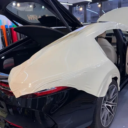 벤츠 AMG GT 랩핑 아이보리 화이트 전체 시공 리뷰 / 서울 중랑구 망우동
