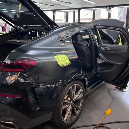 BMW X6 랩핑 사틴블랙으로 분위기와 효율성까지 한번에 / 서울 중랑구 망우동