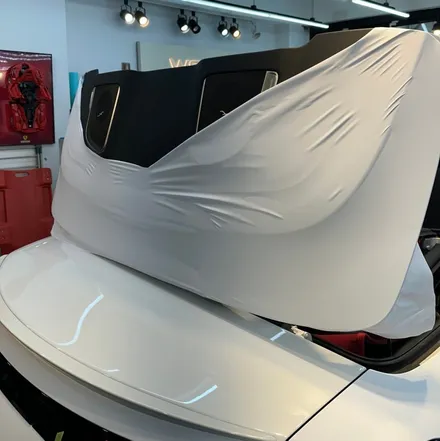 강남 랩핑 벤츠 CLE53 AMG - 매트 화이트 / 서울 중랑구 망우동