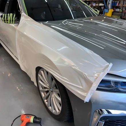 강남 BMW 7시리즈 랩핑 PET 쉘 화이트 완벽한 시공 후기 / 서울 중랑구 망우동