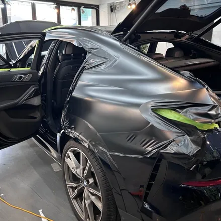 BMW X6 랩핑 사틴블랙으로 분위기와 효율성까지 한번에 / 서울 중랑구 망우동