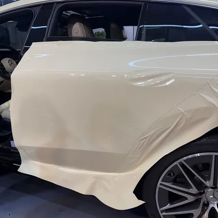 벤츠 AMG GT 랩핑 아이보리 화이트 전체 시공 리뷰 / 서울 중랑구 망우동