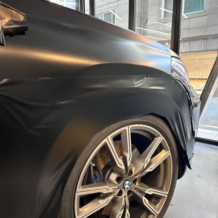 BMW X6 랩핑 사틴블랙으로 분위기와 효율성까지 한번에 / 서울 중랑구 망우동
