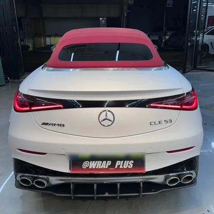 강남 랩핑 벤츠 CLE53 AMG - 매트 화이트 / 서울 중랑구 망우동