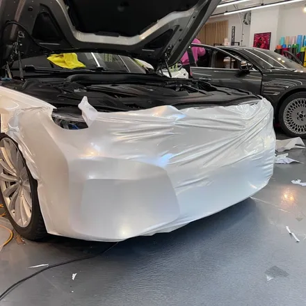 강남 BMW 7시리즈 랩핑 PET 쉘 화이트 완벽한 시공 후기 / 서울 중랑구 망우동