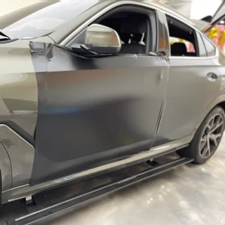 강남 BMW 랩핑 X6 맨하탄 그레이컬러에서 사틴블랙으로 변경 / 서울 중랑구 망우동