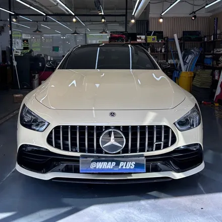 벤츠 AMG GT 랩핑 아이보리 화이트 전체 시공 리뷰 / 서울 중랑구 망우동