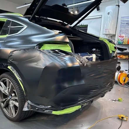 BMW X6 랩핑 사틴블랙으로 분위기와 효율성까지 한번에 / 서울 중랑구 망우동