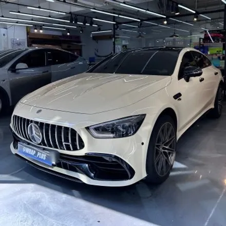 벤츠 AMG GT 랩핑 아이보리 화이트 전체 시공 리뷰 / 서울 중랑구 망우동