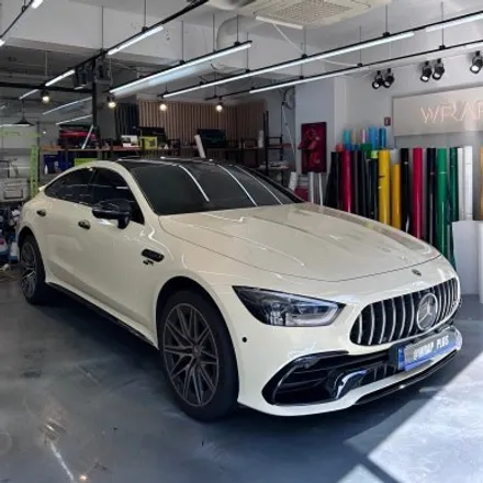 벤츠 AMG GT 랩핑 아이보리 화이트 전체 시공 리뷰 / 서울 중랑구 망우동