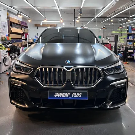 BMW X6 랩핑 사틴블랙으로 분위기와 효율성까지 한번에 / 서울 중랑구 망우동