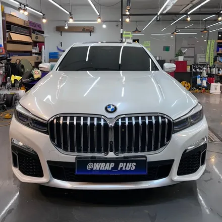 강남 BMW 7시리즈 랩핑 PET 쉘 화이트 완벽한 시공 후기 / 서울 중랑구 망우동