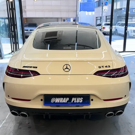 벤츠 AMG GT 랩핑 아이보리 화이트 전체 시공 리뷰 / 서울 중랑구 망우동