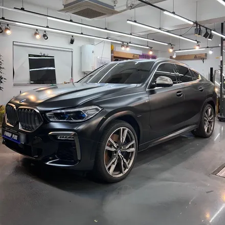 BMW X6 랩핑 사틴블랙으로 분위기와 효율성까지 한번에 / 서울 중랑구 망우동