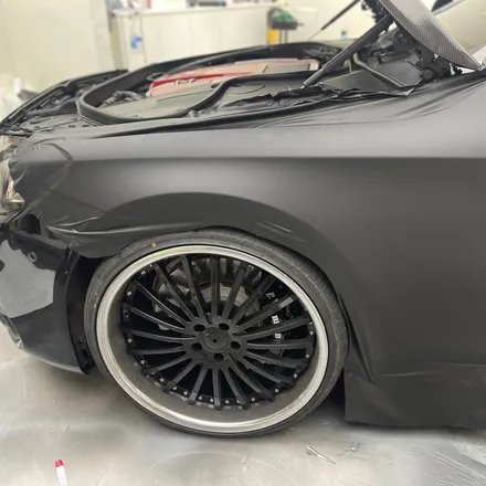 벤츠 S63 AMG X 브라부스, 카본&매트블랙 랩핑 / 서울 중랑구 망우동