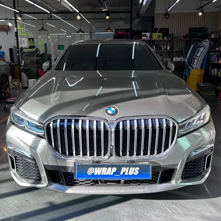 강남 BMW 7시리즈 랩핑 PET 쉘 화이트 완벽한 시공 후기 / 서울 중랑구 망우동