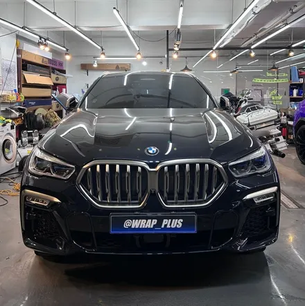 BMW X6 랩핑 사틴블랙으로 분위기와 효율성까지 한번에 / 서울 중랑구 망우동