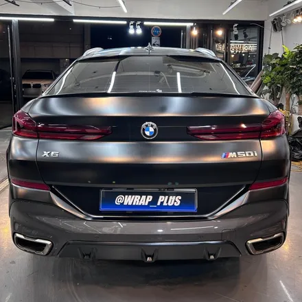 BMW X6 랩핑 사틴블랙으로 분위기와 효율성까지 한번에 / 서울 중랑구 망우동