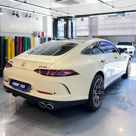 벤츠 AMG GT 랩핑 아이보리 화이트 전체 시공 리뷰 / 서울 중랑구 망우동