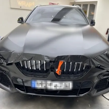 강남 BMW 랩핑 X6 맨하탄 그레이컬러에서 사틴블랙으로 변경 / 서울 중랑구 망우동