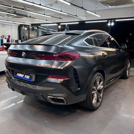 BMW X6 랩핑 사틴블랙으로 분위기와 효율성까지 한번에 / 서울 중랑구 망우동