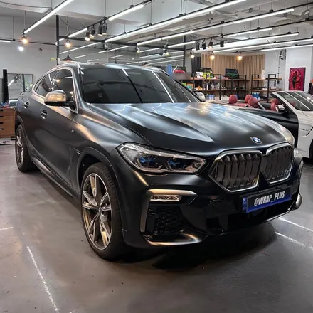 BMW X6 랩핑 사틴블랙으로 분위기와 효율성까지 한번에 / 서울 중랑구 망우동